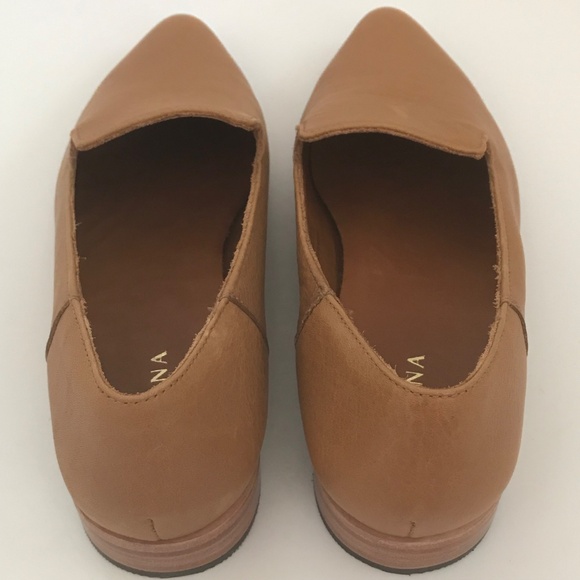 PORTLAND LEATHER PATINA Pointed Toe Leather Loafers Flats Dune Women’s Size 9 - Picture 6 of 16